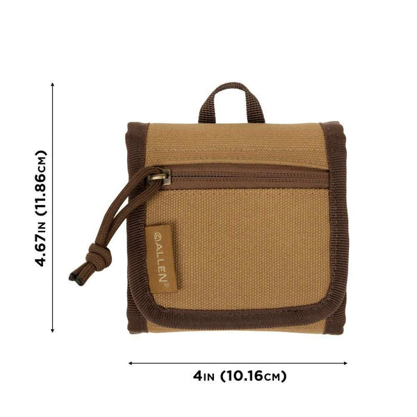 Allen Company Rival Choke Tube Holder & 3 Extended Vials, Tan - Scopes and Barrels