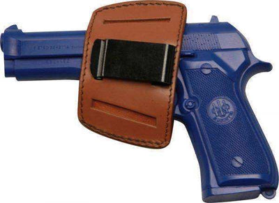 ALLEN GLENWOOD LEATHER BELT SLIDE HOLSTER (Brown, Size 00)