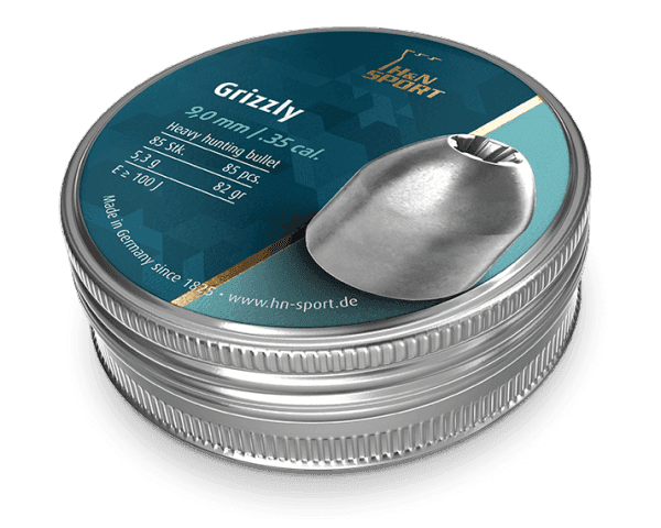 H&N Grizzly 9MM .35 Cal, (82 gr) Pellets 