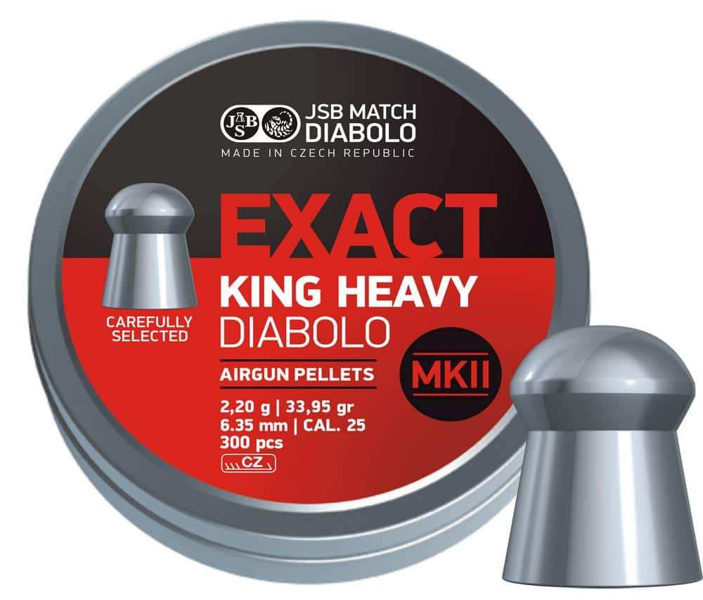 JSB Diabolo Exact King Heavy MKII .25 