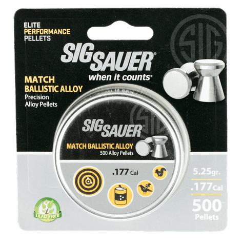 SIG Sauer Pellets Match Ballistic Alloy ‎500 ‎pcs ‎.‎177 ‎ 