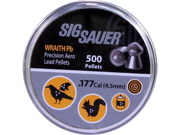 SIG Sauer Pellets Wraith Pb Precision Aero .177 Caliber 