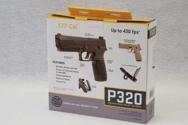 Sig Sauer P320 Coyote Co2 Airpistol .177 Cal 