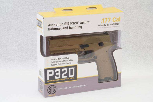Sig Sauer P320 Coyote Co2 Airpistol .177 Cal 