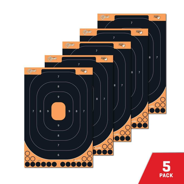 ADHESIVE SPLASH HANDGUN, TRAINING TARGET 12 X 18 INCH, 5 PER BY ALLEN - Scopes and Barrels