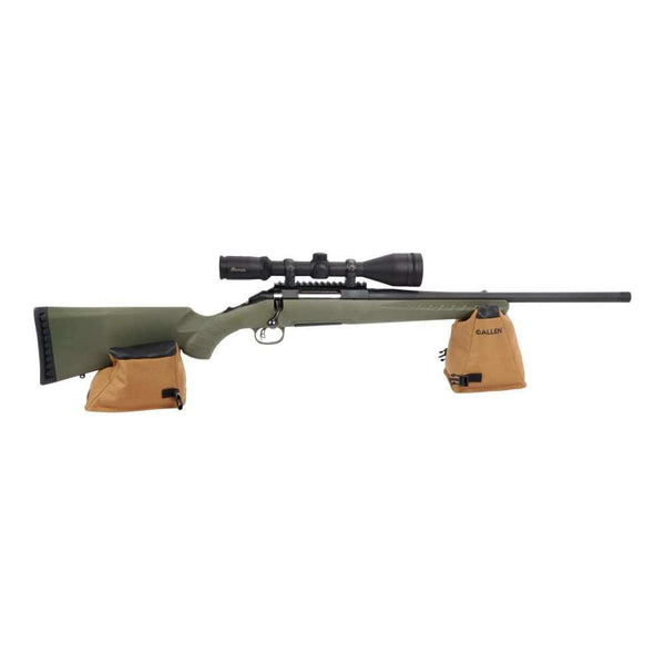 X-FOCUS FILLED FRONT/REAR SHOOTING REST COMBO, COYOTE BY ALLEN - Scopes and Barrels