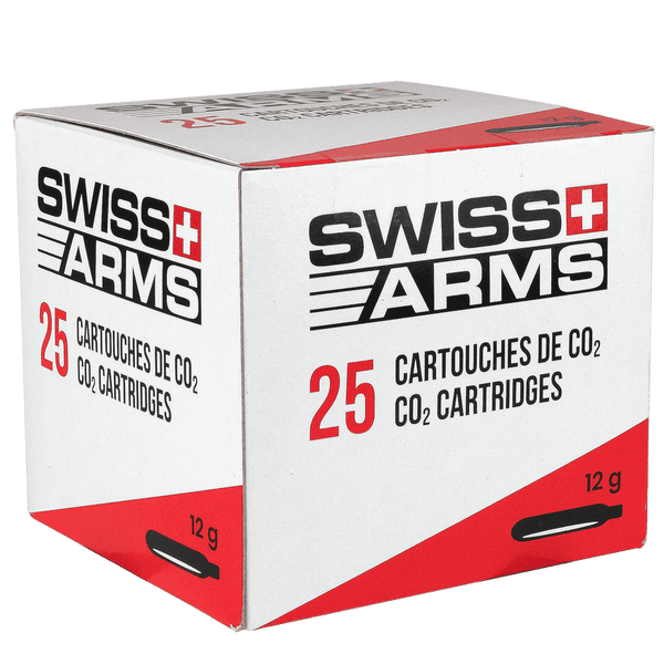 Swiss Arms 12gr Co2 Box Of 25 - Scopes and Barrels
